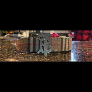 Burberry Reversible Monogram Motif Vintage Check Belt